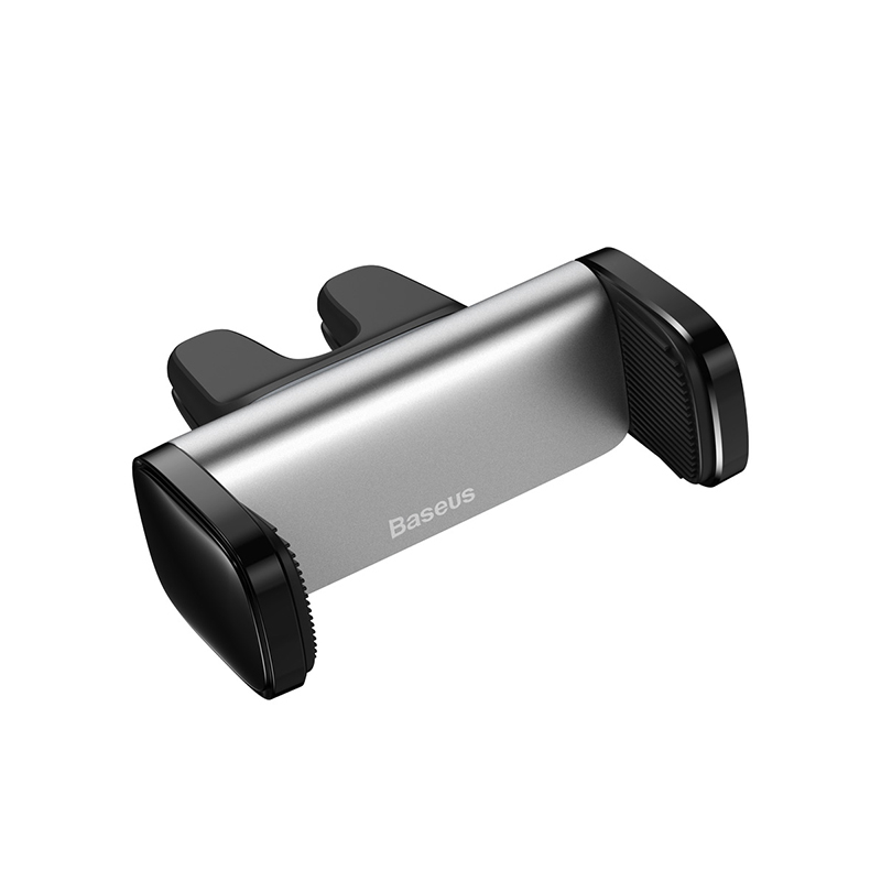 Автомобильный держатель Baseus (SUGP-0S) на решетку обдува (серебристый)